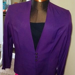 Purple women's blazer